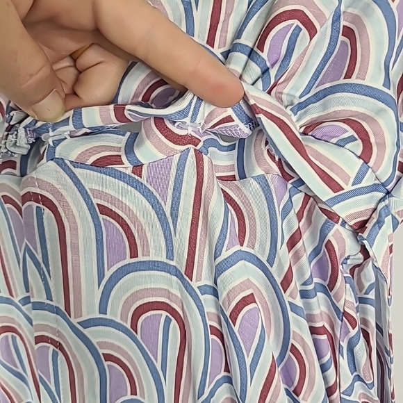 NWT Lila Rainbow Labor & Postpartum Gown One Size - Picture 4 of 11